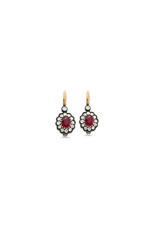 أذن الماسية من طراز MNZ-Ruby - Safir Kuyumculuk