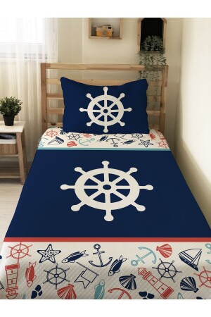 MNZ-Rudder نمط الشباب والأطفال طباعة واحدة بيك مجموعة 160x230 ملونة - Evmila