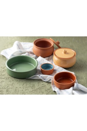 كأس MNZ-Rumeli 450 مل - مجموعة من 2 مع زجاج براون داخل - Viapot