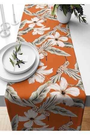 MNZ-Runner Hibiscus طلاء من النمط 140*40 سم - Pilloveland