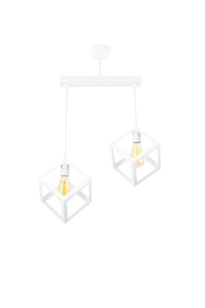 MNZ-Rustic Retro Model هندسي مصباح العمدة المعدنية مكعب الشنابل LMBDR35282D - Lambadar