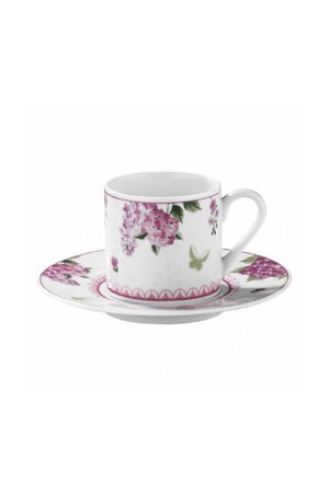 MNZ-Rüya 12 قطعة كوب قهوة مجموعة لـ 6 أشخاص 9746 RU12KT4309746 - Kütahya Porselen