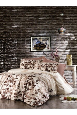 MNZ-Rüya Ranforce Duvet Cover Set مع ورق مرنة T196 EMBJ24960139 - EVİMCE