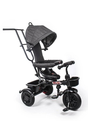 MNZ-Rv501 الدراجة المرتفعة الدراجة الأطفال على ثلاث عجلات مع التحكم الوالدين Anthracite RV501 - Rival