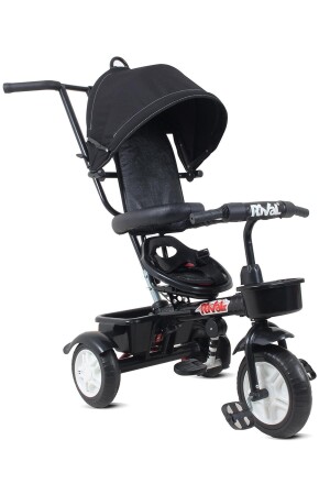 MNZ-Rv501 الدراجة المضادة الدراجة الأطفال على ثلاث عجلات مع مراقبة الآباء الأسود RV501 - Rival