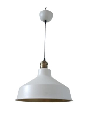 MNZ-Rys ريترو المعدات الديكورية الأبيض واحد ضوء اللقاء شمعة مع الذهب داخل الشريحة القديمة قطر: 30 سم rys6005 - Rsylight