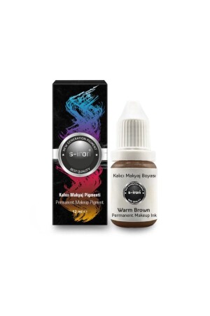 مكنج دائم من الحديد MNZ-S حواجب الدهان الحمراء 12ml SRN-01 حرم الحمراء - S-İRON COSMETİC