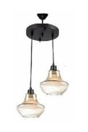 MNZ-S Retro مضاعفة ضوء اللقاء شمعة العسل زجاج 30 سم MYL00002 - demet habek mylights