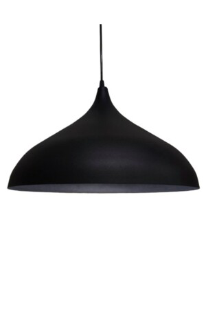 MNZ-S Retro Rustic Black Inside Black Metal Pendant Lamp شمعة 43 سم عرض MYL000955 - demet habek mylights