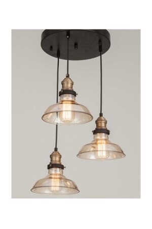 MNZ-S Retro Rustic Triple Pendant Lamp شمعة MYL000037 - MYLİGHT