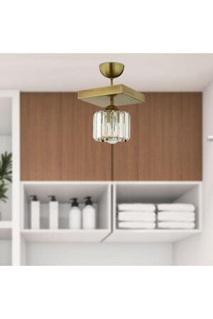 MNZ-Sabrina واحد القديمة الصفحات مع بلورية وحجر تصميم عصري غرفة المعيشة بلورية شمعة 3417-1-FR - Apliqa