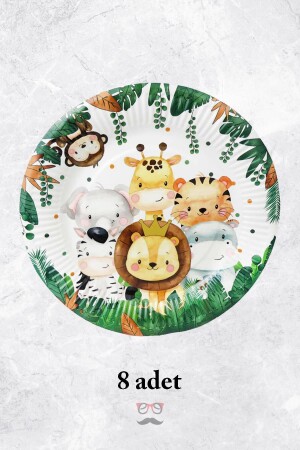 طاولة كاردونية ذات موضوع من طراز MNZ-Safari - Pekshop