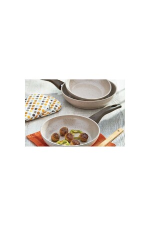 مجموعة من الخبز من غرانيت MNZ-Saffron 3-piece Pan Set - Gülsan