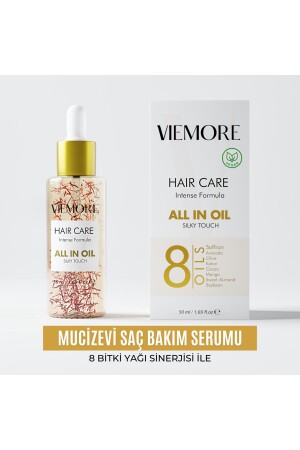 مادة من النباتات النباتية (MNZ-Saffron Herb) مضادة للشعر - نمو سريع وإعادة تنشيطها لترعية الشعر - Viemore