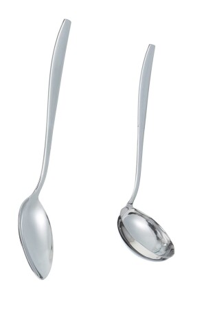 MNZ-Sahra Serving Ladle Serving Spoon Set Set من 2 مجلة تجارية - Nehir