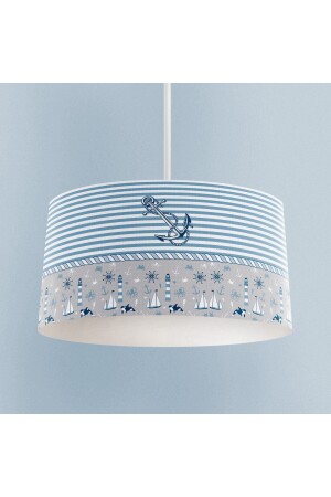 نمط منازل (MNZ-Sailor Pattern) الشمعة الزرقاء A000000016 - MEKTA HOME