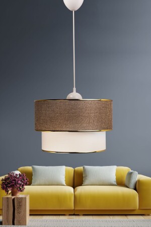 MNZ-Sakız عصرية واحدة مصباح معلق شمعة خفيفة بني K46 KC-SK01A - Abralight