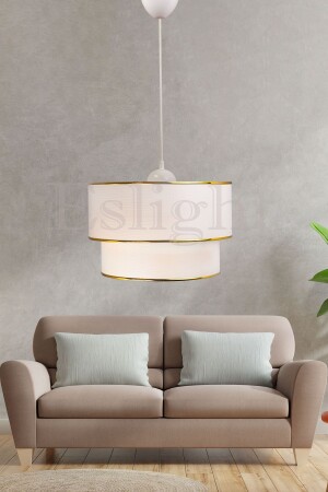 MNZ-Sakız مصباح معلق واحد حديثة شمعة كريم الذهب K47 KC-SK01A - Abralight