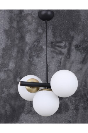 MNZ-Salkım Black Antique White Glass Candle 110220224 - MŞ Aydınlatma