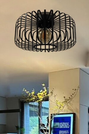 MNZ-Sante سوداء سقفية شمعية الإضاءة الداخلية ديكورative Kitchen Hall Cafe Office BMM7182 - Bamyum