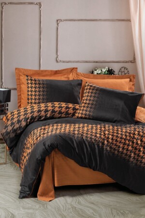 MNZ-Satin غطاء المرفأ المزدوج مجموعة النحاس البارد 1771p - Cotton Box