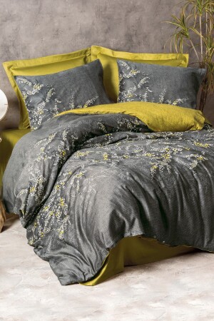 MNZ-Satin غطاء غطاء مزدوج ليبي خضراء 8680108068564 - Cotton Box