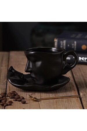 MNZ-Scandinavian Face Shaped Cup Set 1 Piece 110 ml - كوب قهوة كوب Arv0721 - Arvale