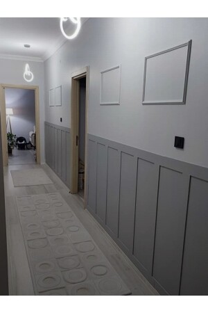 MNZ-Scandinavian Wall Lath (THICKNESS 4MM) 1 حزمة من 5 قطع 100x8cm لوحات جدارية ليت - Sawdust