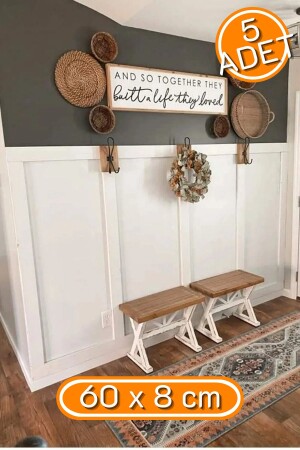 MNZ-Scandinavian Wall Molding 60 سم × 8 سم - Yıldırım's Home