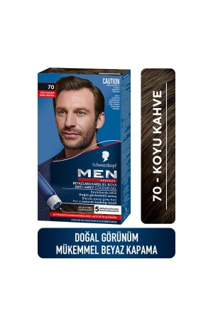 MNZ-Schwarzkopf الرجال ملون شعر مثالي 70 - بني أسود 265575 - Men Perfect