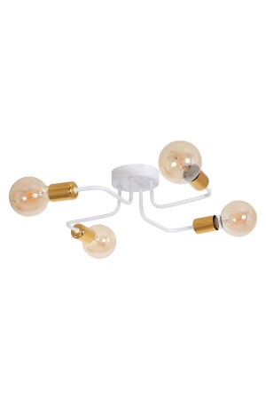 MNZ-Scorpion Octopus Arm بيضاء الذهبية اللون غرفة المعيشة - المطبخ - غرفة النوم 4 قطع شمعة AKR00 - Fer Avize