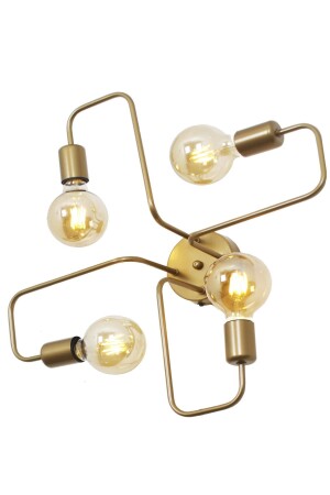 MNZ-Scorpion Octopus Arm أرقام قديمة غرفة المعيشة - المطبخ - غرفة النوم 4 قطعة شمعة قديمة - Fer Avize