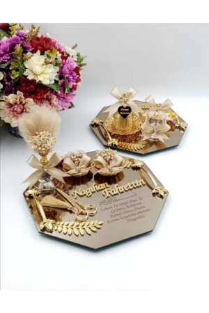 MNZ-Scratch وعد الخاتم الصندوق ويعزف القهوة مجموعة ZMN0214 - AŞİR