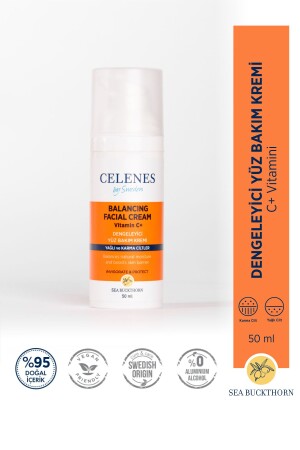 كريم الموازنة للوجه من MNZ-Sea Buckthorn 50ml جلد زيت ومزيج 7350104248079 - Celenes by Sweden