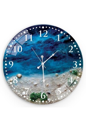 ساعة من الزجاج من قشرة (MNZ-Seashell) - 40 سم CS1009 - EMYA HOME