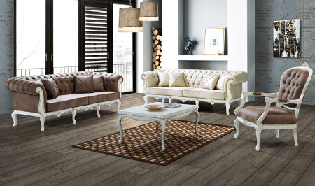 مجموعة غرفة المعيشة الكلاسيكية MNZ-Sedni - Cadde Yıldız