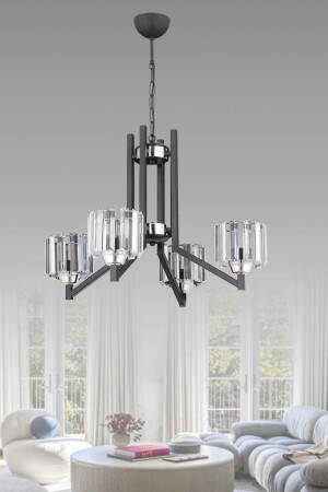 MNZ-Seher 4 قطع عصرية لامپ معلق الكريستال شمعة SEHER 4 قطع - ESSLİGHT