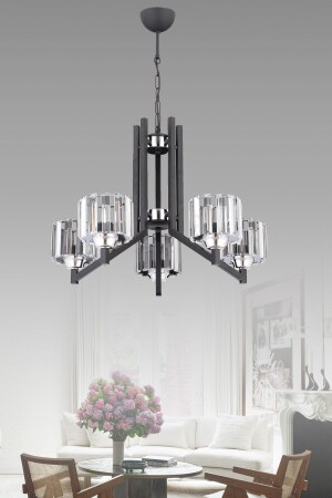 MNZ-Seher 5 قطع عصرية لامپ معلق الكريستال شمعة SEHER 5 قطع - ESSLİGHT