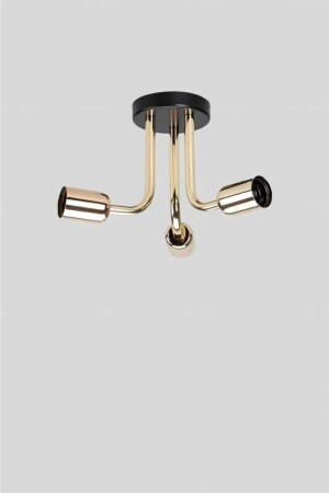 MNZ-Şelale 3 قطع ذهبية صفراء الشنابل الشمعة ŞLL-03 - BSA LIGHTING