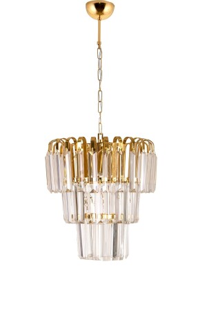 MNZ-Şelale 30 فخمة 3 طبقة صفراء (ذهبية) معلق الشنابل - Çakır Avize 3700-30 - Çakır Aydınlatma