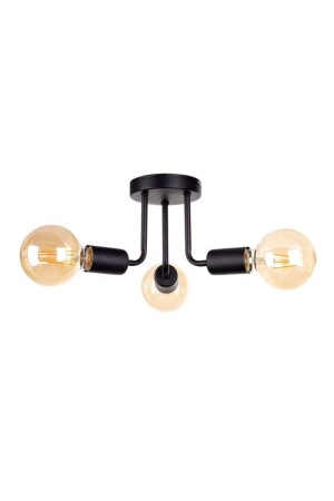 MNZ-Şelale 3-piece Black Chandelier ŞLL-SYH-03 - BSA LIGHTING