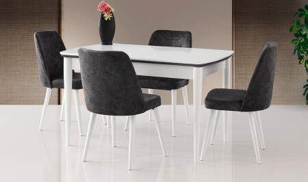 مجموعة طاولة الطعام MNZ-Selen - Cadde Yıldız