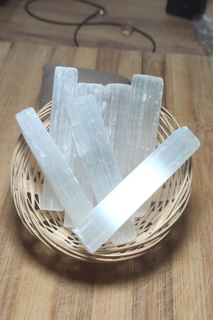 MNZ-Selenite Stone Raw ديكوراتيف كتلة 24 جرام - Doğaltaş