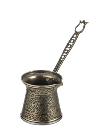 مقلاة قهوة من الحديد القطع من النمط من MNZ-Sema لل 4 أشخاص - مقلاة قهوة من النحاس متوافقة مع الموقد المغناطيسي 09 - Aytek