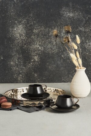 كوب قهوة سوداء من نوع MNZ-Senior Set لشخصين 90 مليون 153. 03. 05. 0113 - Karaca