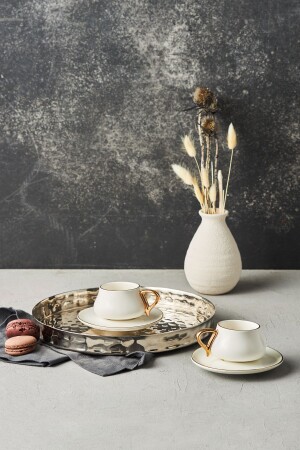 MNZ-Senior White Coffee Cup Set لـ 2 أشخاص 90 مليون 153. 03. 05. 0112 - Karaca