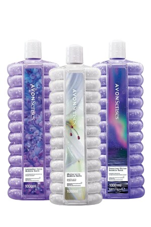 MNZ-Senses لليلي ليفندير الفايوليت و رسمبيري رائحة الفقاعة حمام - Avon