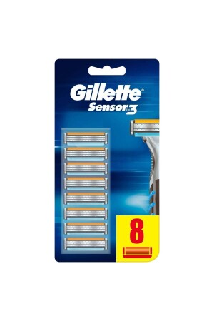 MNZ-Sensor 3 ريزر إضافي 8 قطع - Gillette