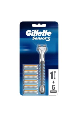 MNZ-Sensor3 Shaver + 6 شفرات مقص - Gillette