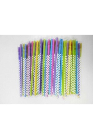 MNZ-Seo ملونة Bellows جيلاتين الصصغ المجمد 100 قطعة حزمة - Pipetsan